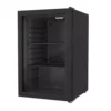 Husky 2.4 Cu. ft. 60-Can Freestanding Beverage Cooler Countertop Mini Fridge with Glass Door without Freezer (Black) -Deals Hand Tools Zone Store black husky beverage wine combos osfg017 bl 64 1000