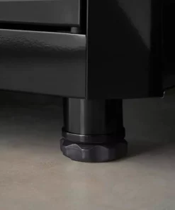 Husky Ready-to-Assemble 24-Gauge Steel 1-Drawer 2-Door Garage Base Cabinet in Black (28 in. W x 33 in. H x 18 in. D -Deals Hand Tools Zone Store black husky free standing cabinets g2801b us 4f 1000