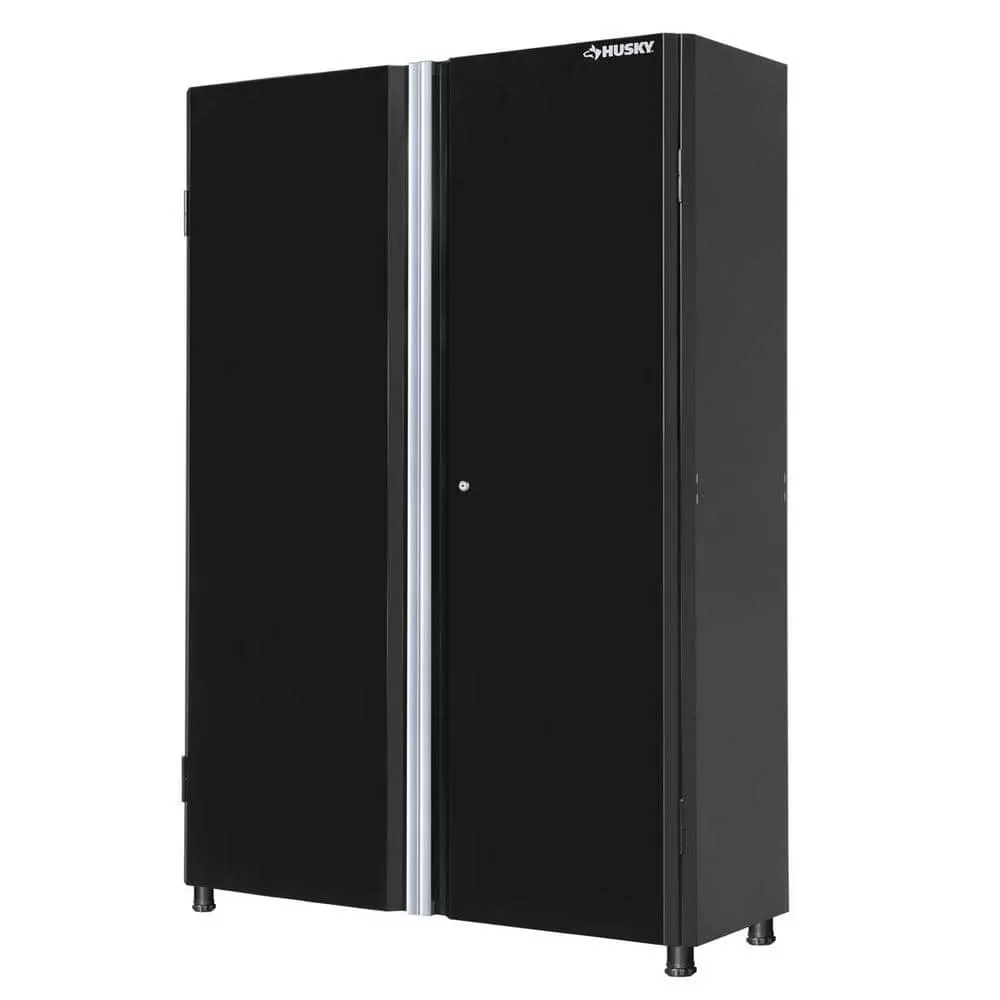 Husky Ready-to-Assemble 24-Gauge Steel Freestanding Garage Cabinet in Black (48 in. W x 72 in. H x 18 in. D) 3 Husky Ready-to-Assemble 24-Gauge Steel Freestanding Garage Cabinet in Black (48 in. W x 72 in. H x 18 in. D)