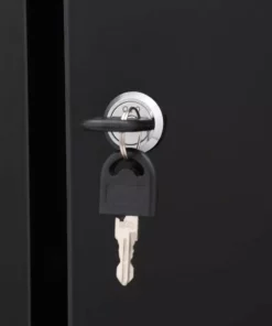 Husky Ready-to-Assemble 24-Gauge Steel Freestanding Garage Cabinet in Black (48 in. W x 72 in. H x 18 in. D) 24 Husky Ready-to-Assemble 24-Gauge Steel Freestanding Garage Cabinet in Black (48 in. W x 72 in. H x 18 in. D) -Deals Hand Tools Zone Store black husky free standing cabinets g4802t us c3 1000