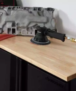 Husky Heavy Duty Welded 20-Gauge Steel 2-Door Garage Base Cabinet in Black (28 in. W x 32 in. H x 21.5 in. D) -Deals Hand Tools Zone Store black husky free standing cabinets htc1000001 4f 1000