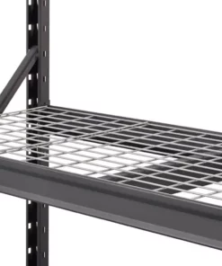 Husky 3-Tier Heavy Duty Industrial Welded Steel Garage Storage Shelving Unit in Black (65 in. W x 54 in. H x 24 in. D) -Deals Hand Tools Zone Store black husky freestanding shelving units hbr652454w3 31 1000