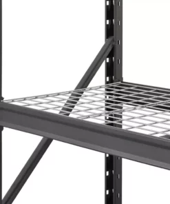 Husky 3-Tier Heavy Duty Industrial Welded Steel Garage Storage Shelving Unit in Black (65 in. W x 54 in. H x 24 in. D) -Deals Hand Tools Zone Store black husky freestanding shelving units hbr652454w3 4f 1000