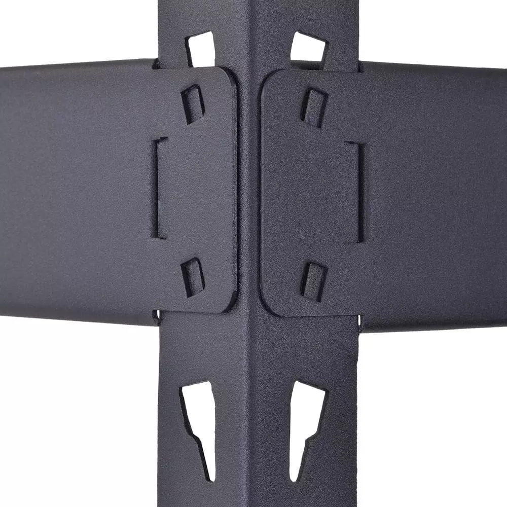 Husky 5-Tier Heavy Duty Boltless Steel Garage Storage Shelving Unit in Black (48 in. W x 78 in. H x 24 in. D) 13 Husky 5-Tier Heavy Duty Boltless Steel Garage Storage Shelving Unit in Black (48 in. W x 78 in. H x 24 in. D) - Image 11