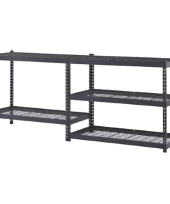 Husky 5-Tier Heavy Duty Boltless Steel Garage Storage Shelving Unit in Black (48 in. W x 78 in. H x 24 in. D) 24 Husky 5-Tier Heavy Duty Boltless Steel Garage Storage Shelving Unit in Black (48 in. W x 78 in. H x 24 in. D) -Deals Hand Tools Zone Store black husky freestanding shelving units n2r482478w5b 4f 1000