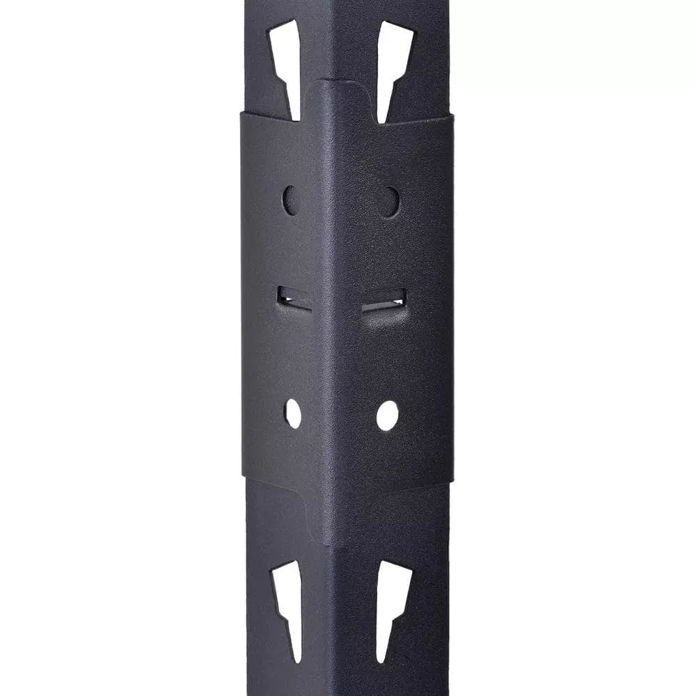 Husky 5-Tier Heavy Duty Boltless Steel Garage Storage Shelving Unit in Black (48 in. W x 78 in. H x 24 in. D) 14 Husky 5-Tier Heavy Duty Boltless Steel Garage Storage Shelving Unit in Black (48 in. W x 78 in. H x 24 in. D) - Image 12