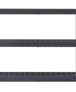 Husky 3-Tier Industrial Duty Steel Freestanding Garage Storage Shelving Unit in Black (65 in. W x 54 in. H x 24 in. D) -Deals Hand Tools Zone Store black husky freestanding shelving units n2w652454w3b 77 1000