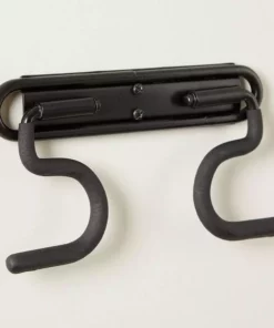 Husky 50 lbs. Heavy-Duty Wall-Mounted Double S-Hook with Mounting Hardware 18 Husky 50 lbs. Heavy-Duty Wall-Mounted Double S-Hook with Mounting Hardware -Deals Hand Tools Zone Store black husky garage storage hooks 815300 76 1000