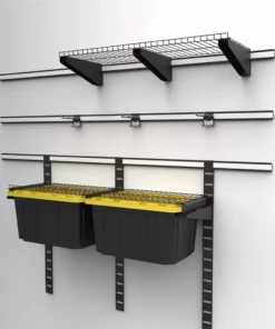 Husky 6 in. Quad Hook for Garage Slat Wall and Track Systems -Deals Hand Tools Zone Store black husky garage storage hooks 90236hwfq c3 1000