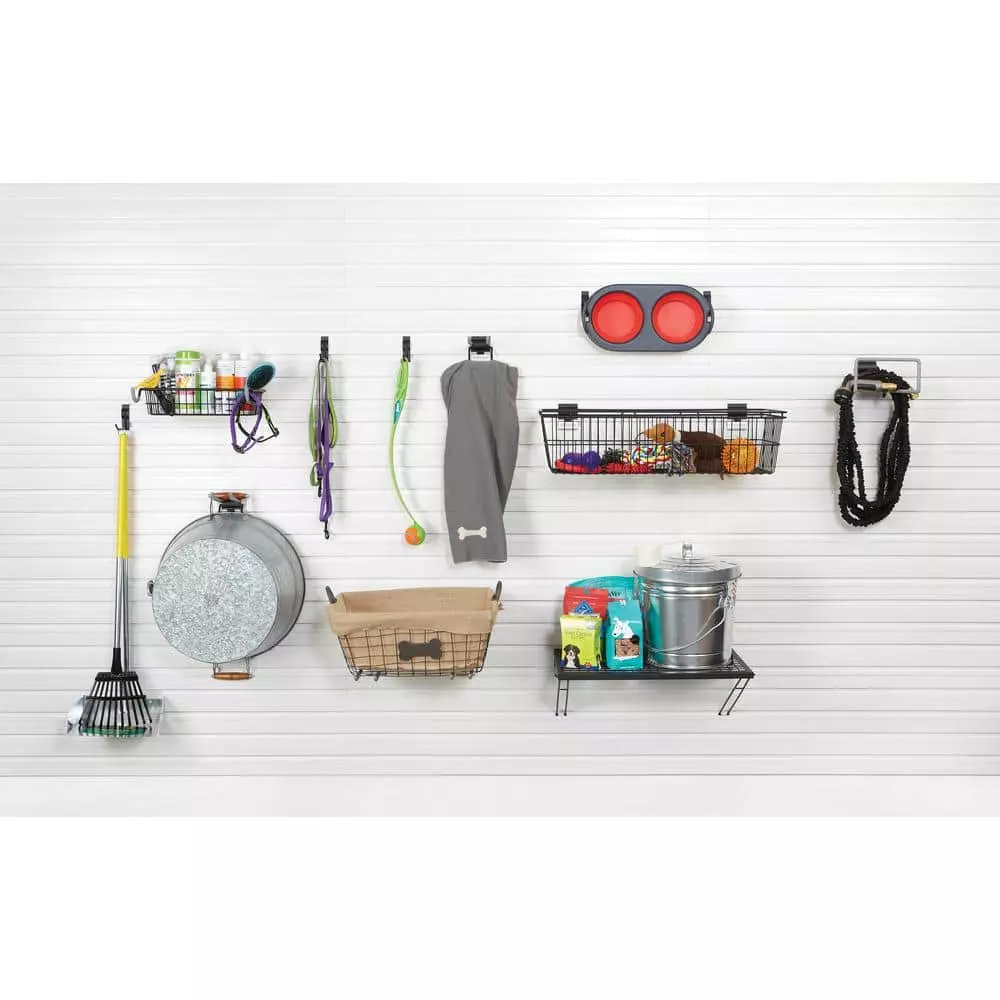 Husky 8 in. Wide Hook for Garage Slat Wall and Track Systems 5 Husky 8 in. Wide Hook for Garage Slat Wall and Track Systems - Image 3