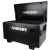 Husky 48 in. W x 24 in. D Steel Job Site Tool Box in Black -Deals Hand Tools Zone Store black husky jobsite boxes h48jsb 64 1000