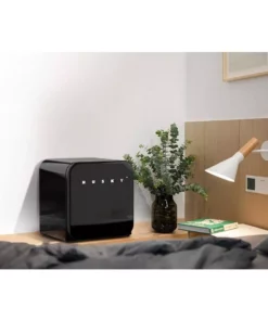 Husky 1.51 Cu. ft. 40-Can Retro Freestanding Quiet Compact Countertop Mini Fridge with Reversible Door without Freezer (Black) -Deals Hand Tools Zone Store black husky mini fridges osfr002 bm 31 1000