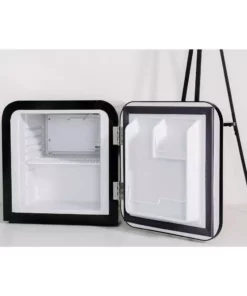 Husky 1.51 Cu. ft. 40-Can Retro Freestanding Quiet Compact Countertop Mini Fridge with Reversible Door without Freezer (Black) -Deals Hand Tools Zone Store black husky mini fridges osfr002 bm 40 1000