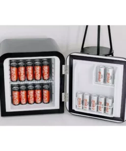 Husky 1.51 Cu. ft. 40-Can Retro Freestanding Quiet Compact Countertop Mini Fridge with Reversible Door without Freezer (Black) -Deals Hand Tools Zone Store black husky mini fridges osfr002 bm 44 1000