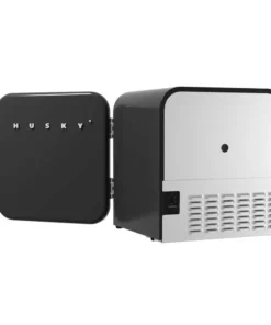 Husky 1.51 Cu. ft. 40-Can Retro Freestanding Quiet Compact Countertop Mini Fridge with Reversible Door without Freezer (Black) -Deals Hand Tools Zone Store black husky mini fridges osfr002 bm 66 1000