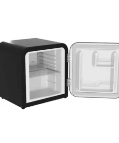 Husky 1.51 Cu. ft. 40-Can Retro Freestanding Quiet Compact Countertop Mini Fridge with Reversible Door without Freezer (Black) -Deals Hand Tools Zone Store black husky mini fridges osfr002 bm c3 1000