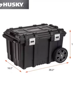 Husky 26 in. Connect Rolling Tool Box Black -Deals Hand Tools Zone Store black husky modular tool storage systems 228224 1d 1000