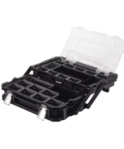 Husky 22 in. 22-Compartment Connect Cantilever Organizer for Small Parts Organizer 21 Husky 22 in. 22-Compartment Connect Cantilever Organizer for Small Parts Organizer -Deals Hand Tools Zone Store black husky modular tool storage systems 230379 1f 1000