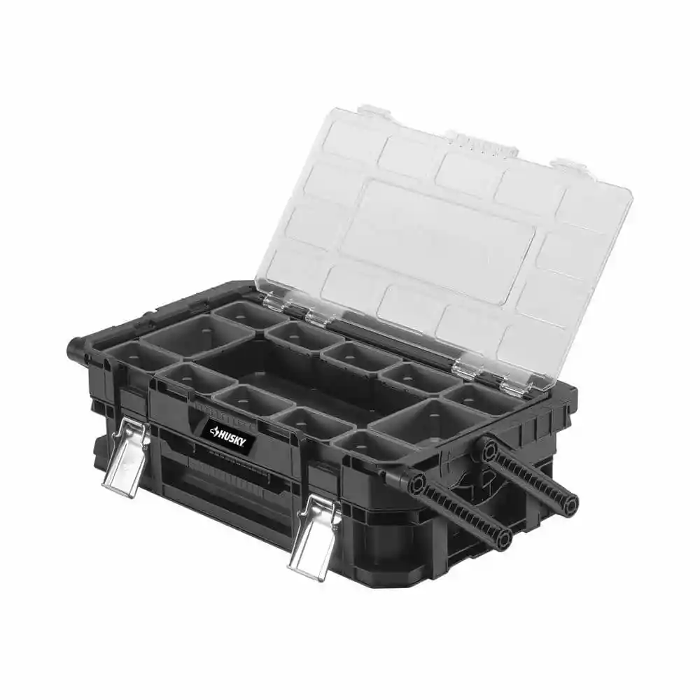 Husky 22 in. 22-Compartment Connect Cantilever Organizer for Small Parts Organizer 9 Husky 22 in. 22-Compartment Connect Cantilever Organizer for Small Parts Organizer - Image 7