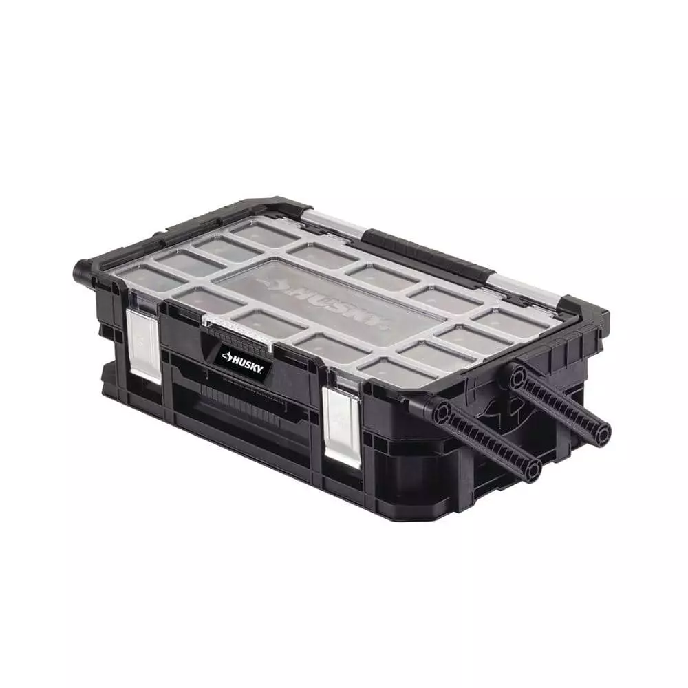 Husky 22 in. 22-Compartment Connect Cantilever Organizer for Small Parts Organizer 8 Husky 22 in. 22-Compartment Connect Cantilever Organizer for Small Parts Organizer - Image 6