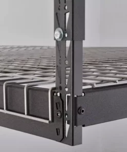 Husky Adjustable Height Overhead Ceiling Mount Garage Rack in Black (42 in. H x 96 in. W x 32 in. D) -Deals Hand Tools Zone Store black husky overhead garage storage acr3296b p 44 1000