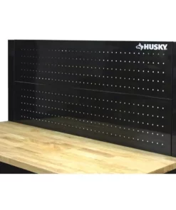 Husky 46 in. Pegboard Back Wall for Mobile Workbench -Deals Hand Tools Zone Store black husky pegboards d6tc09001 1d 1000