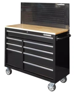 Husky 46 in. Pegboard Back Wall for Mobile Workbench -Deals Hand Tools Zone Store black husky pegboards d6tc09001 d4 1000