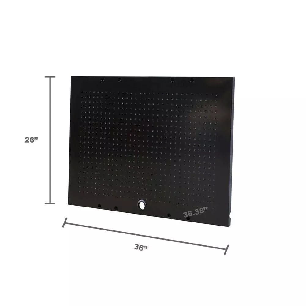 Husky 2-Pack Steel Pegboard Set in Black (36 in. W x 26 in. H) for Ready-to-Assemble Steel Garage Storage System 6 Husky 2-Pack Steel Pegboard Set in Black (36 in. W x 26 in. H) for Ready-to-Assemble Steel Garage Storage System - Image 4