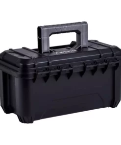Husky 16 in. Black Plastic Portable Tool Box with Metal Latches -Deals Hand Tools Zone Store black husky portable tool boxes 235574 4f 1000