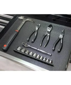 Husky 18 in. x 100 in. Black Premium Solid Drawer Liner -Deals Hand Tools Zone Store black husky shelf liners drawer liners dtc130001 a0 1000