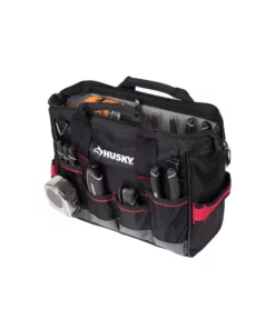 Husky 14 in. Large Mouth Tool Bag -Deals Hand Tools Zone Store black husky tool bags 67125 02 c3 1000