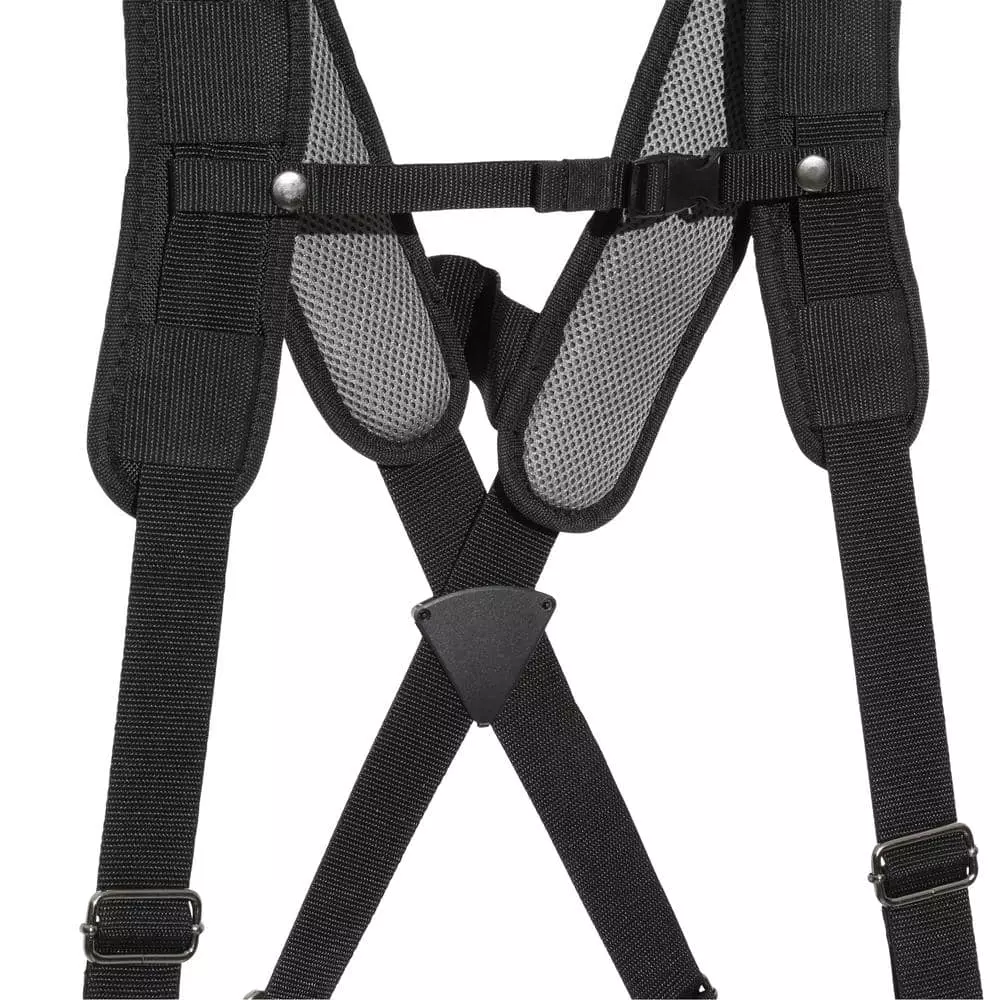 Husky 2-Bag 18 -Pocket Black Framer's Suspension Rig Work Tool Belt with Suspenders 6 Husky 2-Bag 18 -Pocket Black Framer's Suspension Rig Work Tool Belt with Suspenders - Image 4