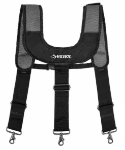 Husky 16-Pocket Black Carpenter's Tool Belt with Suspenders -Deals Hand Tools Zone Store black husky tool belts hd00144 4f 1000