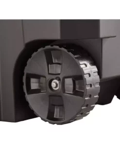 Husky 45 Gal. Latch and Stack Tote with Wheels in Black with Red Lid -Deals Hand Tools Zone Store black red husky storage bins 206201 1d 1000