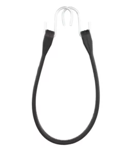 Husky 3/4 in. x 24 in. EPDM Rubber Tie-Down Strap With Steel Hook -Deals Hand Tools Zone Store blacks husky bungee cords fh47228 40 1000