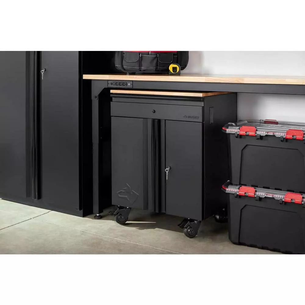 Husky 4 in. Caster Kit for Heavy Duty Welded Steel Garage Base Cabinets 7 Husky 4 in. Caster Kit for Heavy Duty Welded Steel Garage Base Cabinets - Image 5