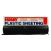 Husky 8 ft. x 100 ft. Black 4 mil Plastic Sheeting -Deals Hand Tools Zone Store blacks husky plastic sheeting cf0408b 64 1000