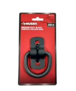 Husky 2333 lbs. Medium-Duty Wire Ring in Black