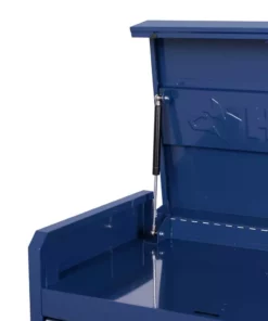 Husky 27 in. 10-Drawer Blue Tool Chest Combo -Deals Hand Tools Zone Store blue husky tool chest combos h27ch5tr5blu 4f 1000