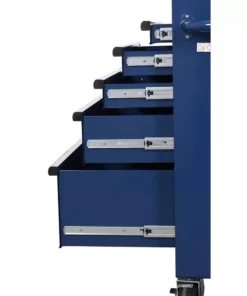 Husky 27 in. 10-Drawer Blue Tool Chest Combo -Deals Hand Tools Zone Store blue husky tool chest combos h27ch5tr5blu 77 1000