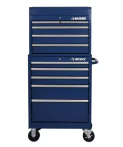 Husky 27 in. 10-Drawer Blue Tool Chest Combo -Deals Hand Tools Zone Store blue husky tool chest combos h27ch5tr5blu a0 1000