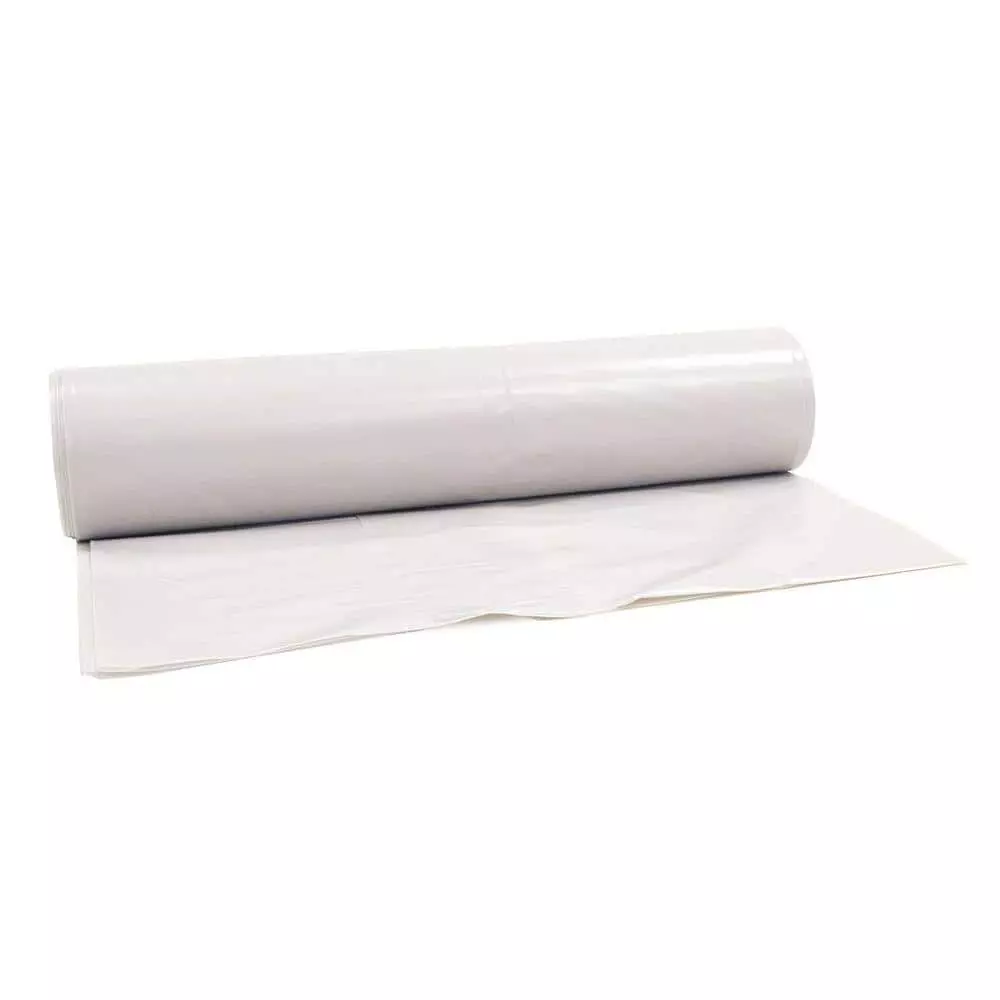 Husky 10 ft. x 100 ft. Clear 2 mil. Plastic Sheeting 5 Husky 10 ft. x 100 ft. Clear 2 mil. Plastic Sheeting - Image 3