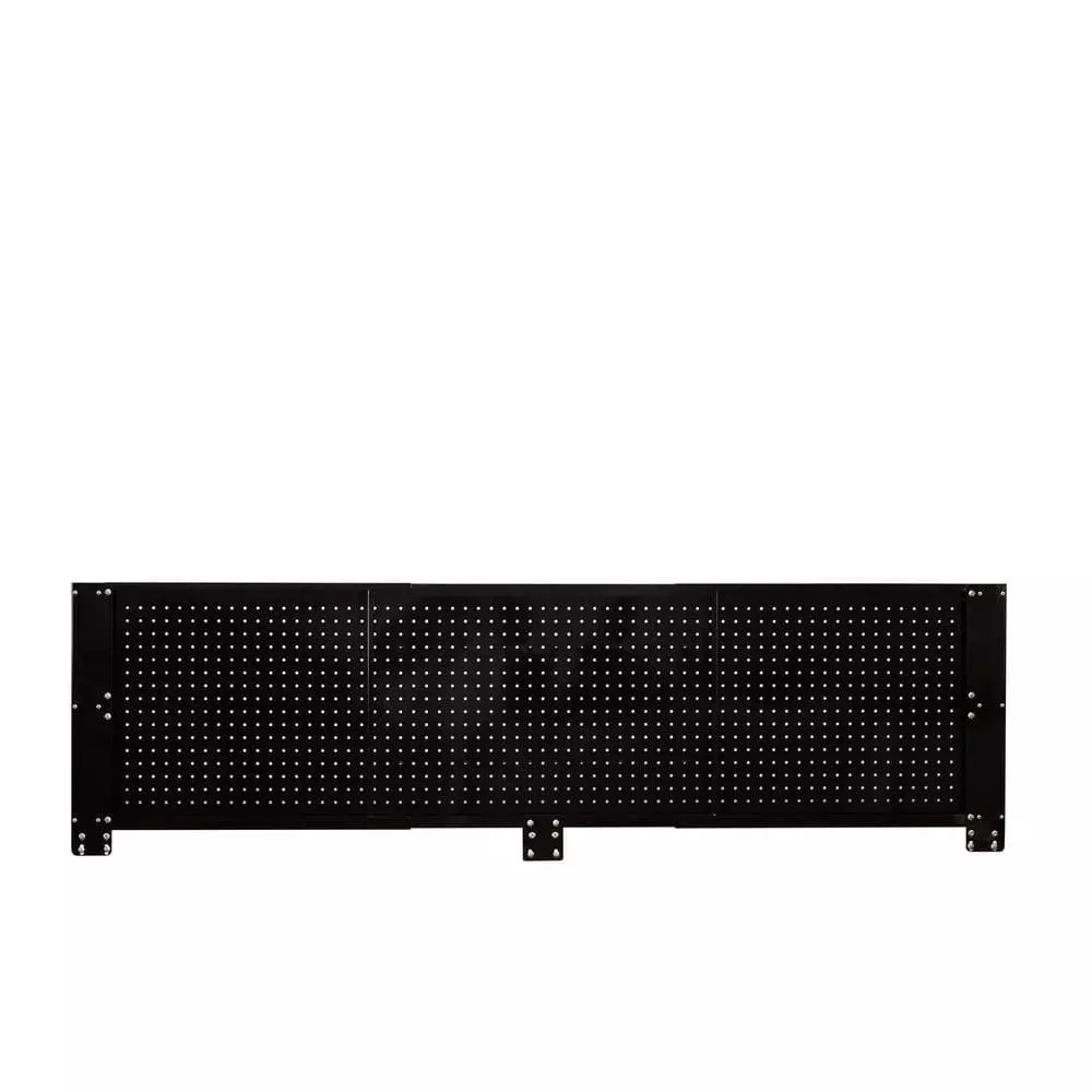 Husky 52 in. W to 72 in. Adjustable Pegboard, Gloss Black 6 Husky 52 in. W to 72 in. Adjustable Pegboard, Gloss Black - Image 4