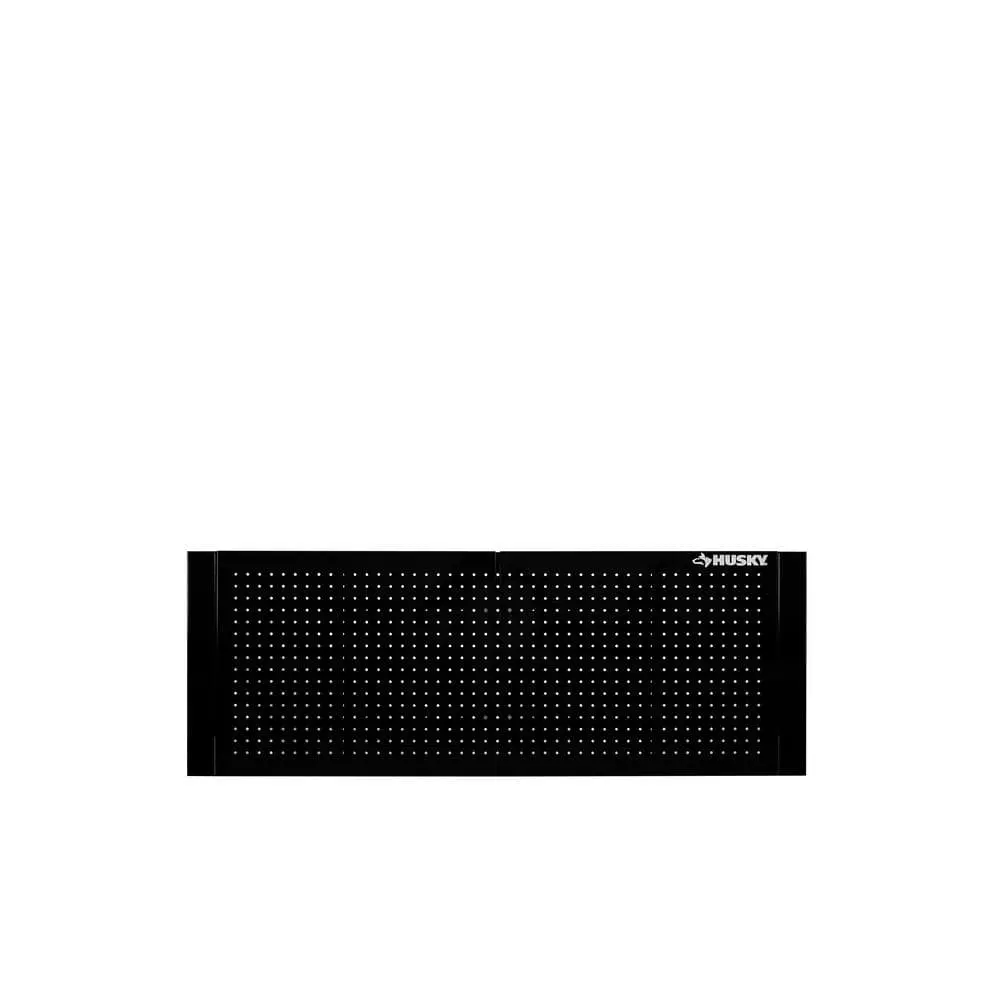 Husky 52 in. W to 72 in. Adjustable Pegboard, Gloss Black 3 Husky 52 in. W to 72 in. Adjustable Pegboard, Gloss Black