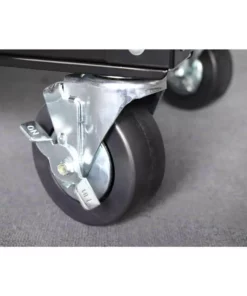 Husky 33 in. W 4-Drawer Mechanics Tool Utility Cart in Gloss Black -Deals Hand Tools Zone Store gloss black husky tool carts houc3304b10 66 1000