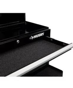 Husky 26 in. W x 12 in. D Standard Duty 4-Drawer Top Tool Chest in Gloss Black 26 Husky 26 in. W x 12 in. D Standard Duty 4-Drawer Top Tool Chest in Gloss Black -Deals Hand Tools Zone Store gloss black husky top tool chests hkst98065bk 1f 1000
