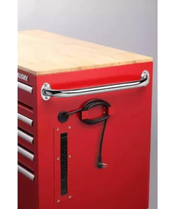 Husky 46 in. W x 24.5 in. D 9-Drawer Gloss Red Deep Tool Chest Mobile Workbench with Hardwood Top 15 Husky 46 in. W x 24.5 in. D 9-Drawer Gloss Red Deep Tool Chest Mobile Workbench with Hardwood Top -Deals Hand Tools Zone Store gloss red husky mobile workbenches h46mwc9rv2 c 1f 1000