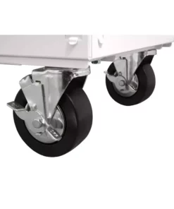 Husky 36 in. 3-Drawer with Solid Wood Top in Gloss White Utility Cart -Deals Hand Tools Zone Store gloss white husky tool carts houc3603bj1 1d 1000