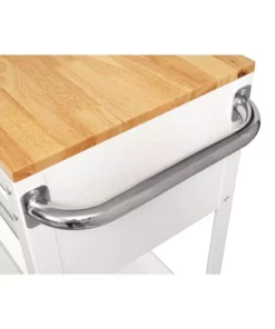 Husky 36 in. 3-Drawer with Solid Wood Top in Gloss White Utility Cart -Deals Hand Tools Zone Store gloss white husky tool carts houc3603bj1 44 1000