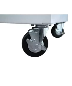 Husky 46 in. W x 24.5 in D Standard Duty 9-Drawer Mobile Workbench Tool Chest with Solid Wood Top in Gloss White -Deals Hand Tools Zone Store gloss white with silver trim husky mobile workbenches hotc4609bj6m 76 1000